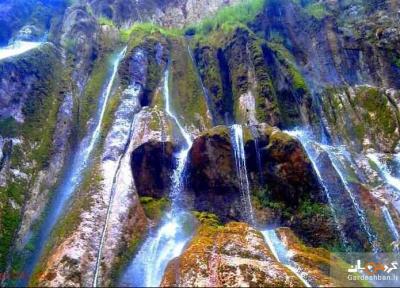 آبشار مارگون بزرگترین و مرتفع ترین آبشار چشمه ای دنیا، عکس
